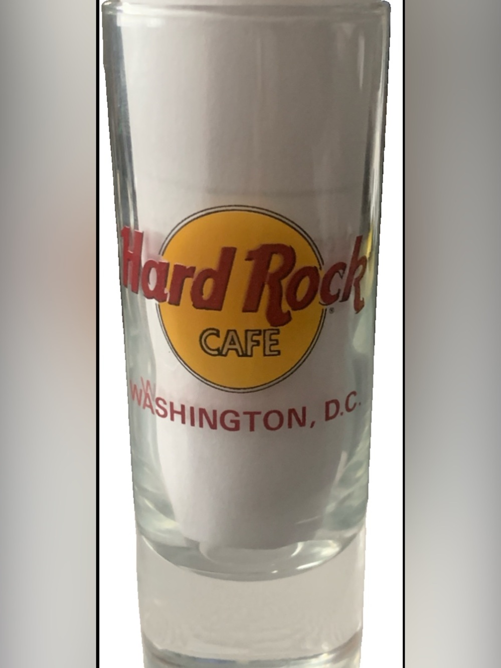 Vintage Hard Rock Cafe Washington DC Shot Glass Shotglass
